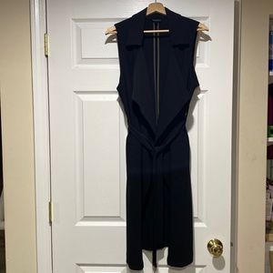 TOPSHOP waterfall collar vest